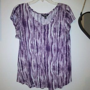 Purple striped shirt size medium